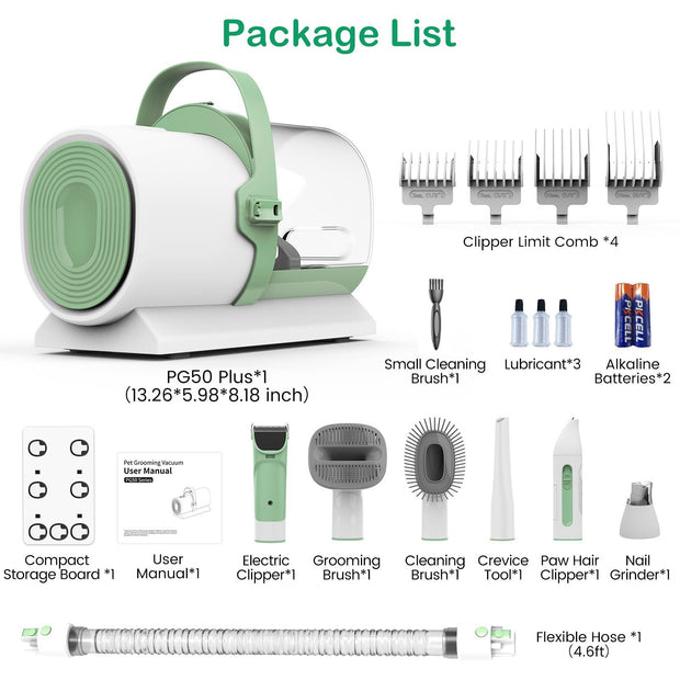Pet Grooming Vacuum – All-in-One Hair Suction & Trimming Tool – lifestyle photo
