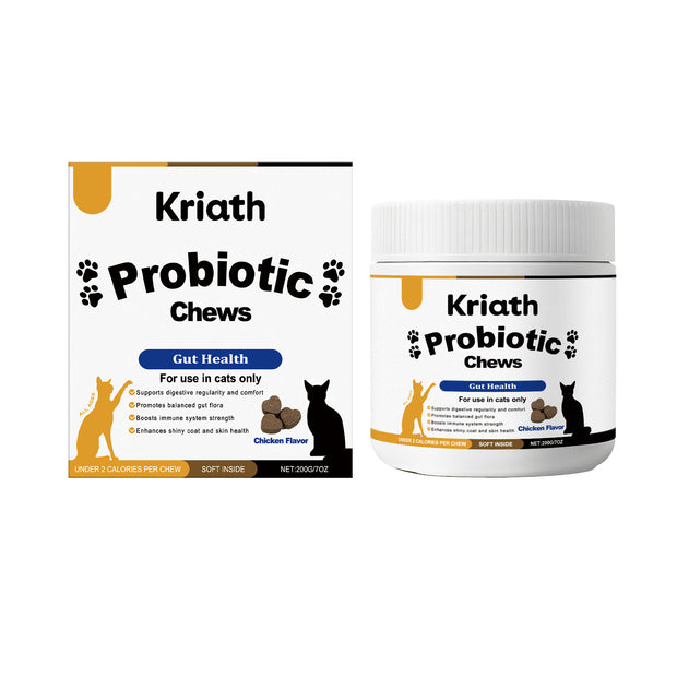 Cat Probiotic Soft Pellets – Daily Digestive Support – lifestyle photo