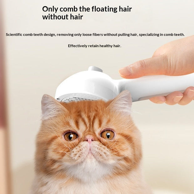 Spray mist brush in use – KindoPet Dog Grooming Bundle
