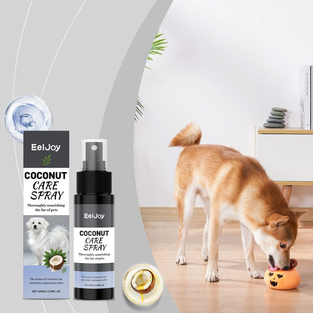 No-Rinse Dog & Cat Grooming Spray – Shine Softener Detangler