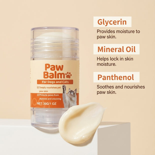 Paw Balm for Dogs & Cats – Moisturizing Pad Protector for Dry Cracked Paws – side view