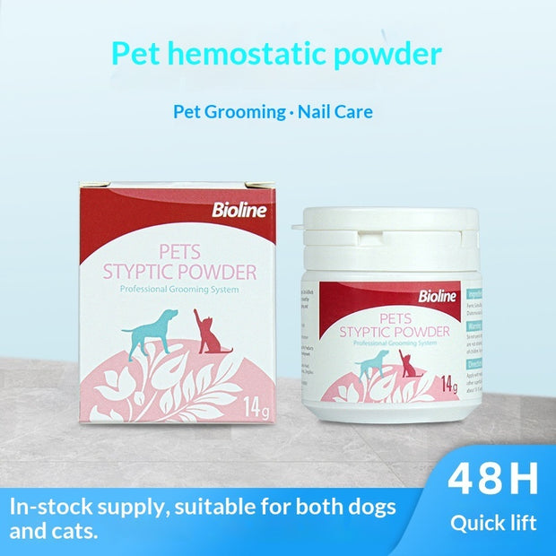 Hemostatic Styptic Powder – Nail Bleeding Stopper for Pets – detail view