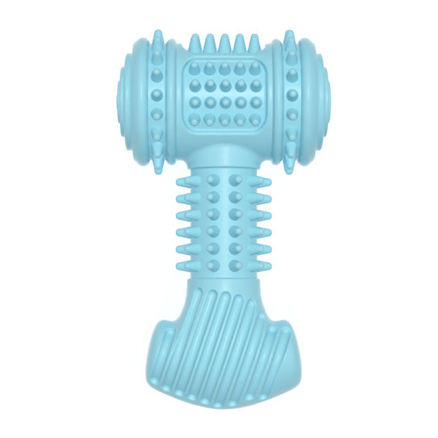 tpr dog chew toy with integrated rope for tug of war interactive play