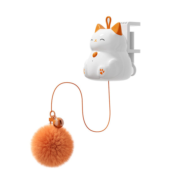 Elevating Smart Cat Ball Toy – Automatic Self-Play Roller – size reference