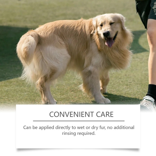 No-Rinse Dog & Cat Grooming Spray – Shine Softener Detangler – detail view