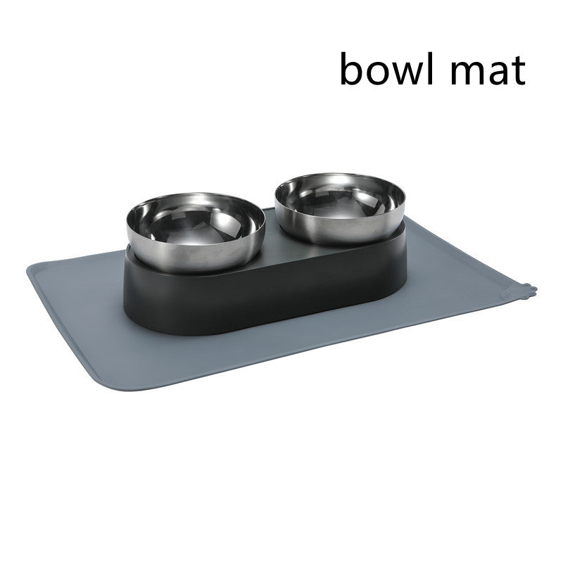 Stainless Steel Pet Feeder With Non-Slip Stand
