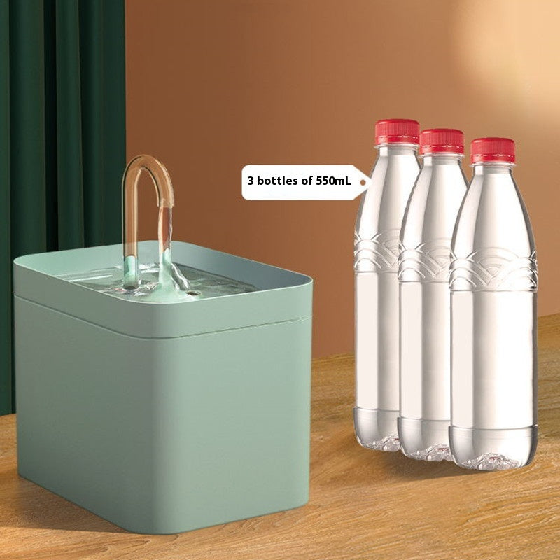 Cat Water Fountain with Quiet Circulating Flow, for cats.