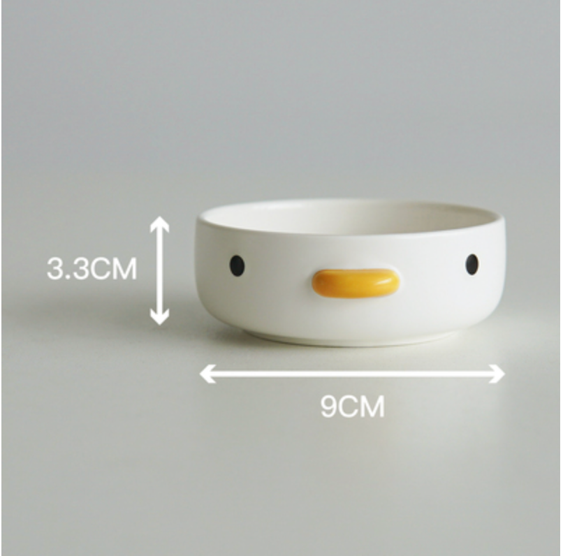 Ceramic Slanted Water Bowl, for dogs and cats.