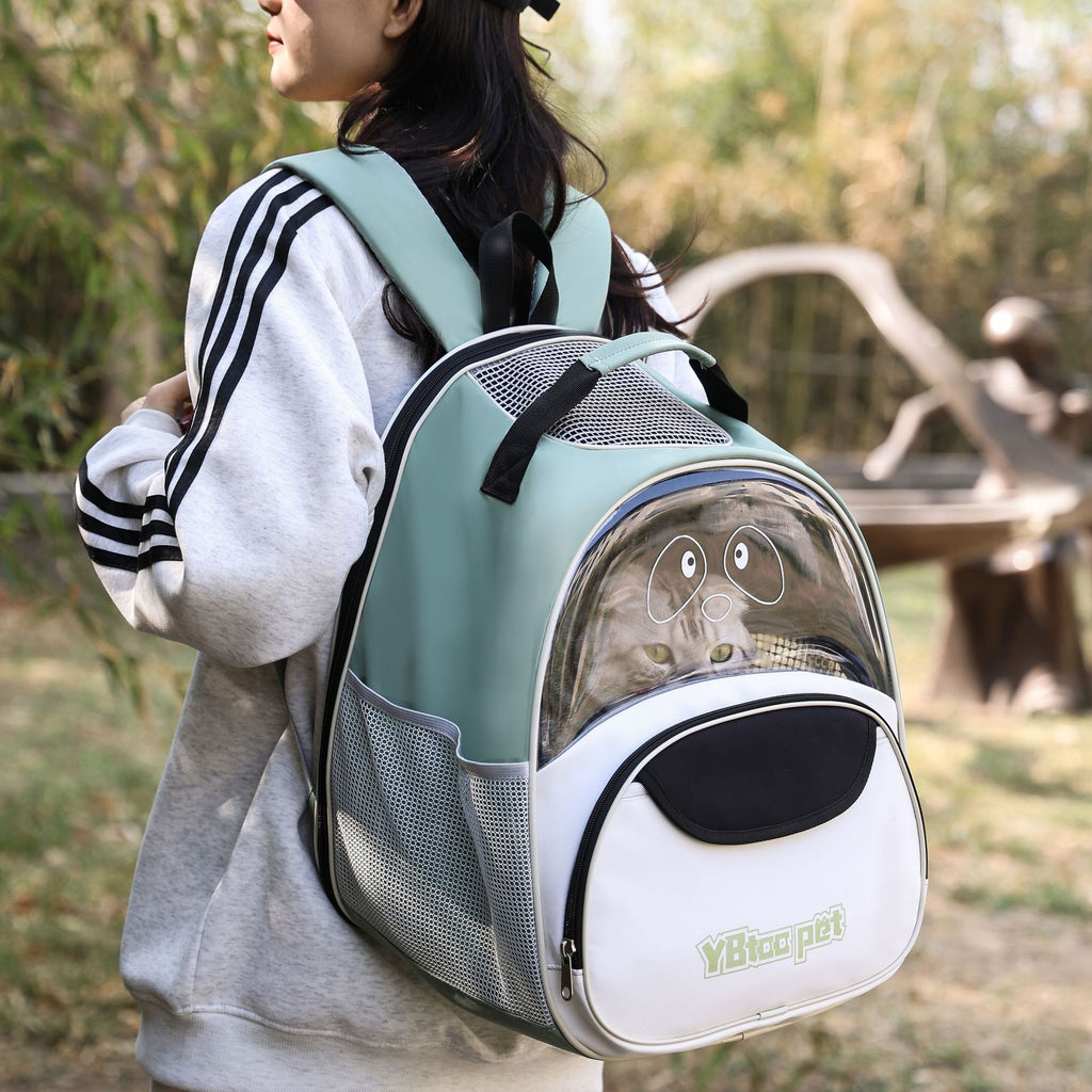 Large Oxford Cloth Backpack Carrier Bag, for cats.