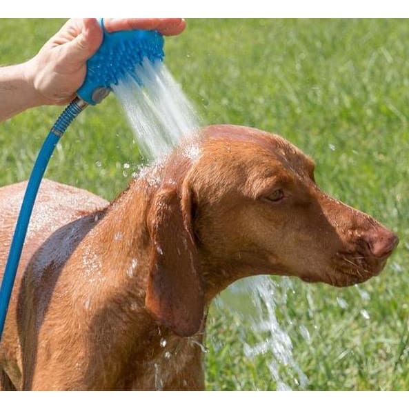Silicone Handheld Massage Bathing Glove for Dogs