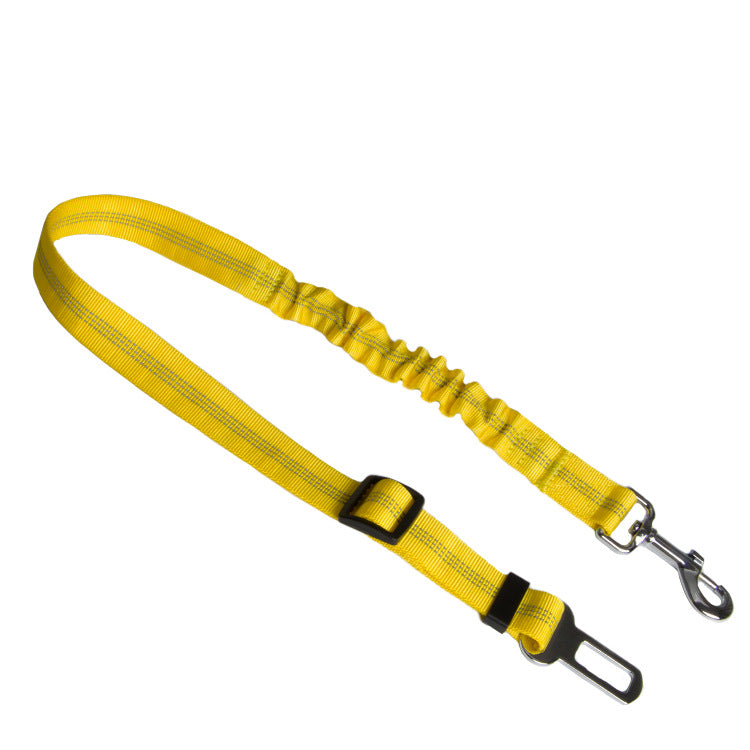 Adjustable Nylon Car Seat Belt Tether for Dogs