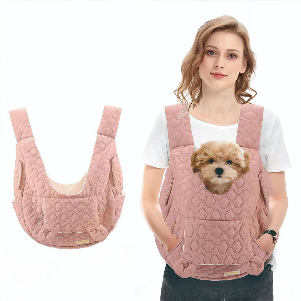 Breathable Large-Capacity Pet Chest Bag for Outings, for dogs and cats.