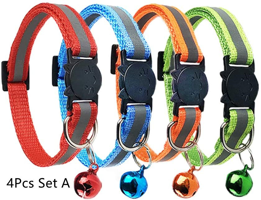 Reflective Bell Collar, for cats.
