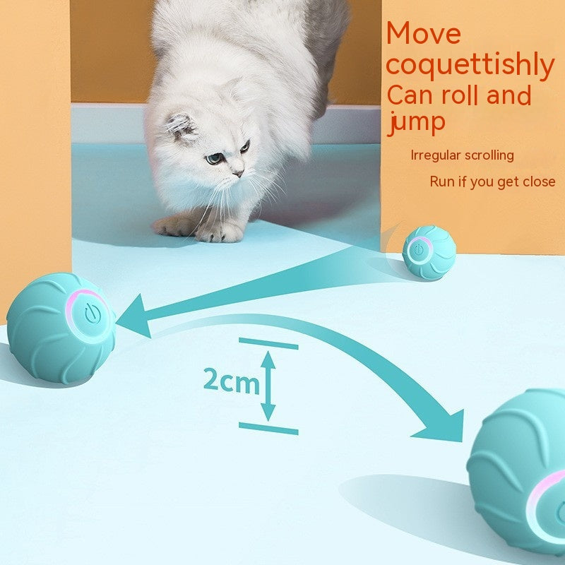 Automatic Bouncing Ball Toy for Cats and Kittens