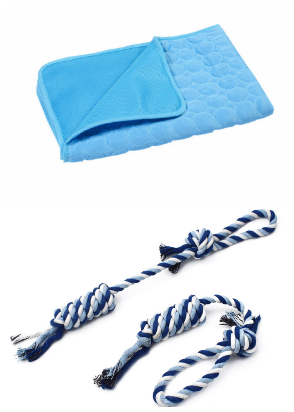 Foldable Summer Cooling Ice Silk Mat for Pets