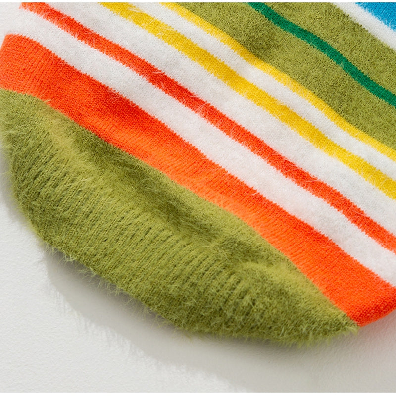 New Dog Clothes For Autumn And Winter Simple And Versatile Striped Sweater Sleeveless Golden Retriever Pet Clothes - kindoPet