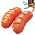 TPR Sausage-Shaped Squeaky Chew Toy, for dogs.