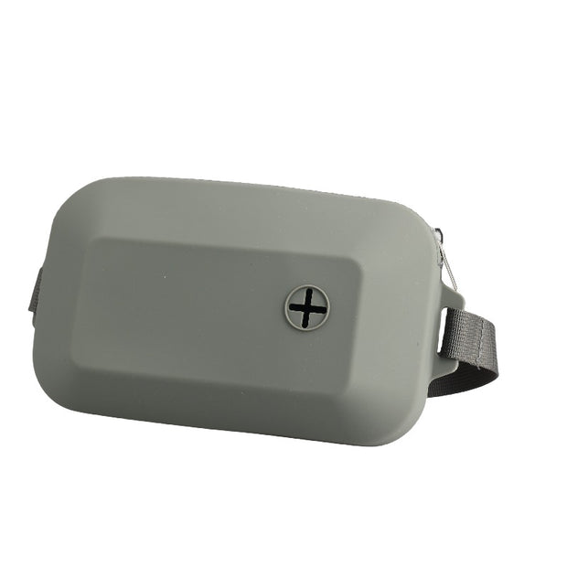 Silicone Dog Treat Pouch – Portable Waist Bag for Walks & Training – in use
