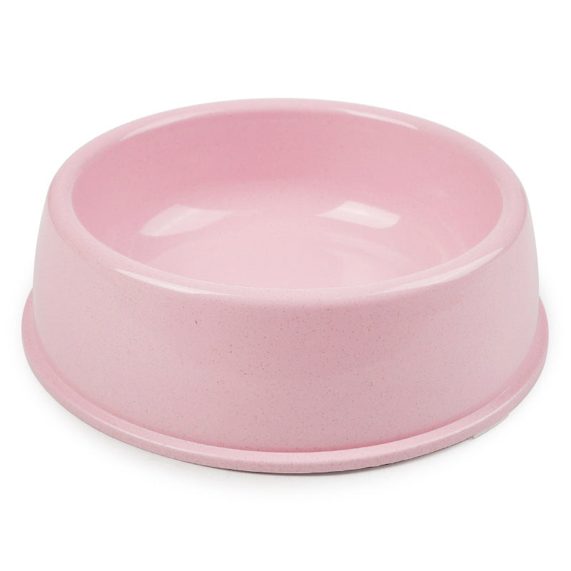Round Plastic Dog Bowl Available in Three Sizes, for dogs.
