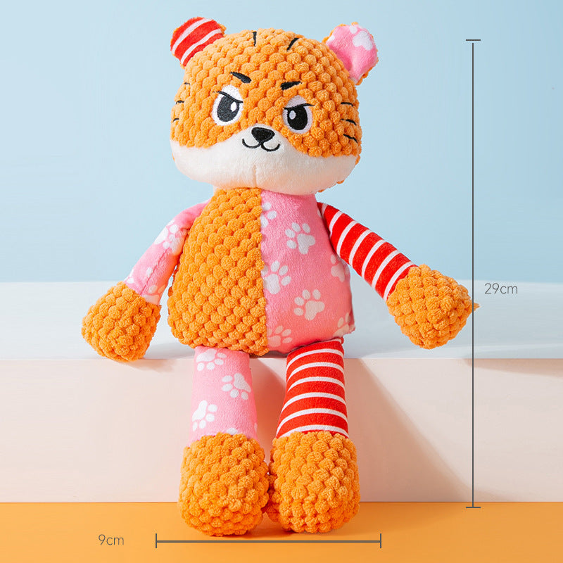 Plush Squeaky Dog Toy for Molar Play and Boredom, for dogs.