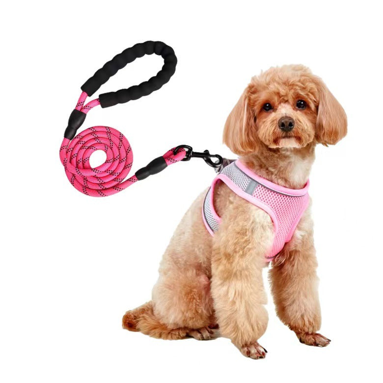 Breathable Vest-Style Leash, for dogs.