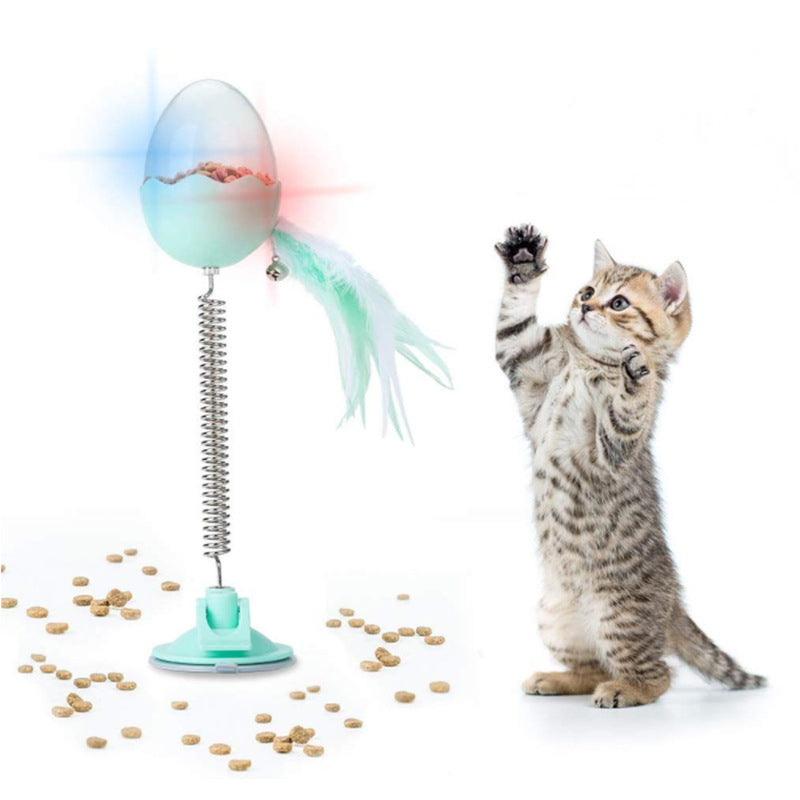 Suction-Cup Treat-Dispensing Toy for Playful Cats, for cats.