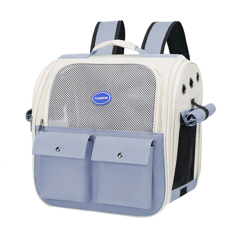 Breathable Oxford Cloth Backpack, for dogs and cats.