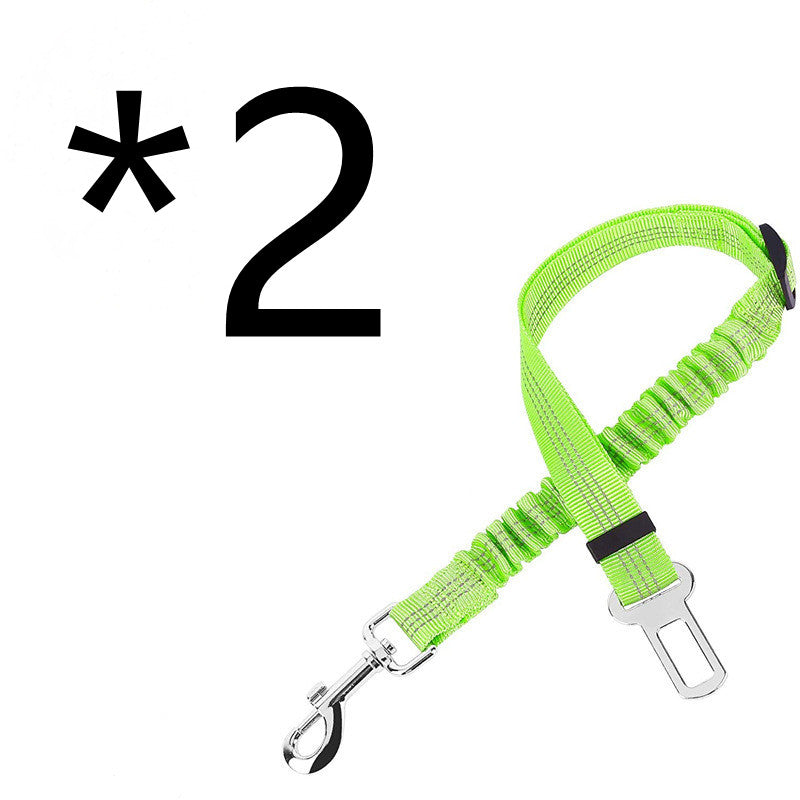Adjustable Nylon Car Seat Belt Tether for Dogs