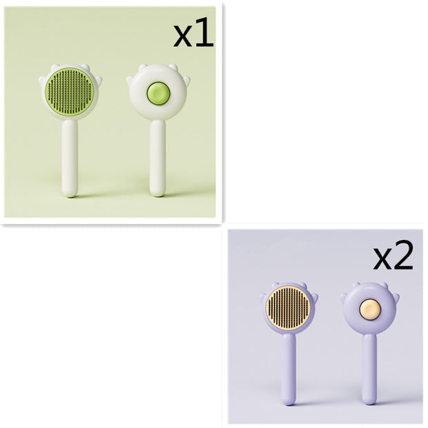 Pet Massage Grooming Brush – Hair Removal Comb for Cats & Dogs – packaging