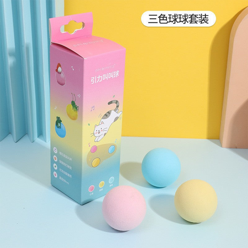 Battery-Powered Interactive Sound Ball Toy, for cats.