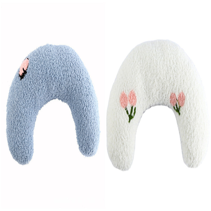 U-Shaped Neck Support Pillow for Small Dogs and Cats
