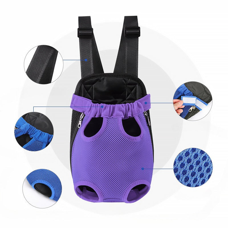 Adjustable Breathable Dog Carrier Backpack for Hiking
