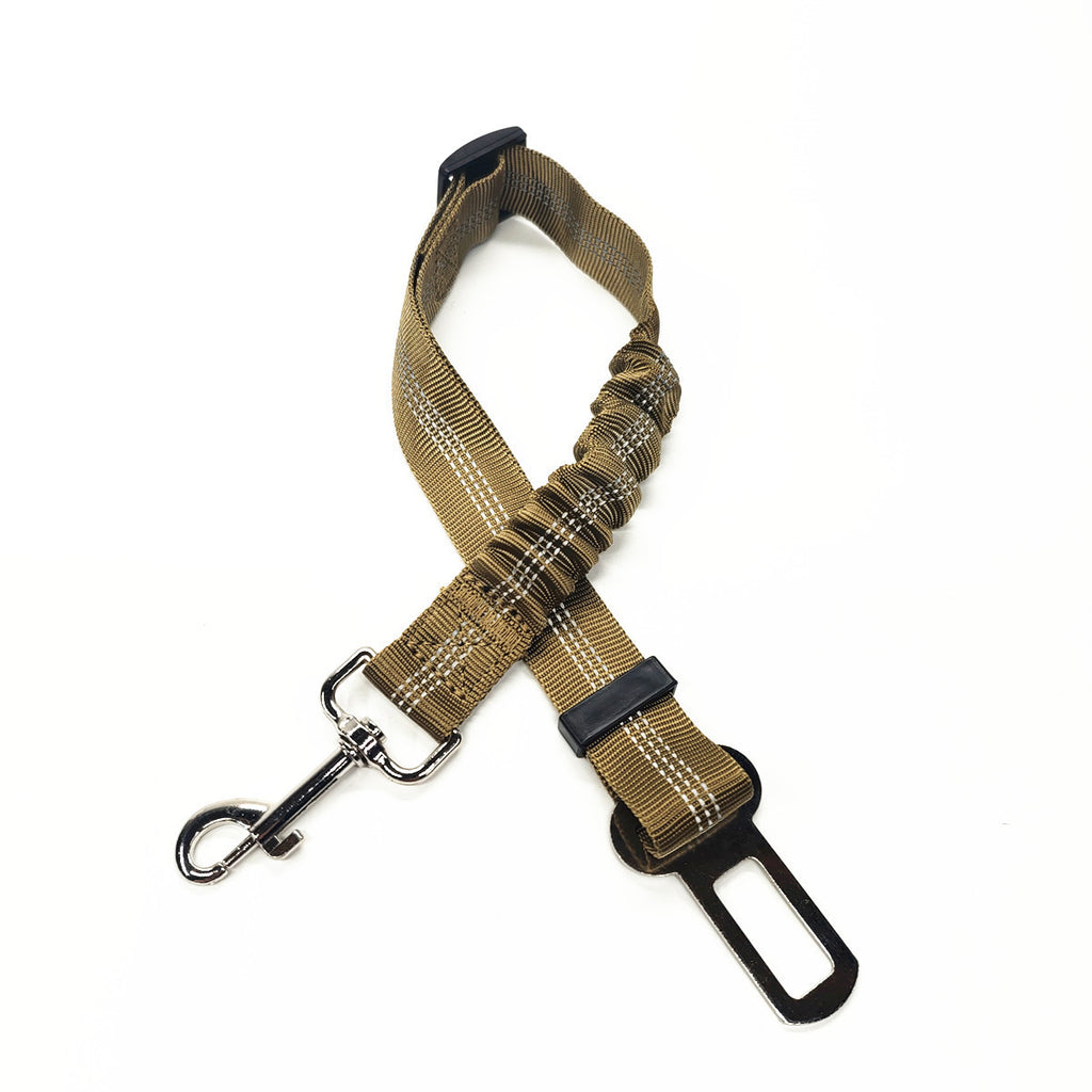 Reflective Elastic Car Seat Belt Leash for Dogs
