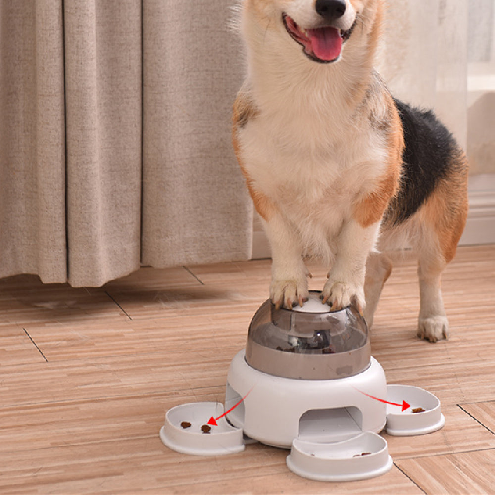 Automatic Press-Release Pet Food Feeder for Dogs