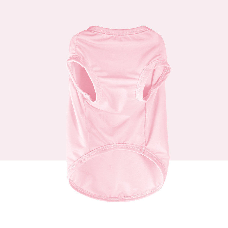 Lightweight Thin Cotton Summer Vest, for dogs.
