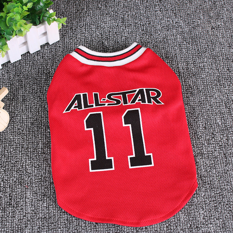 Cotton Dog Vest for Spring and Summer, Sizes S to XXL