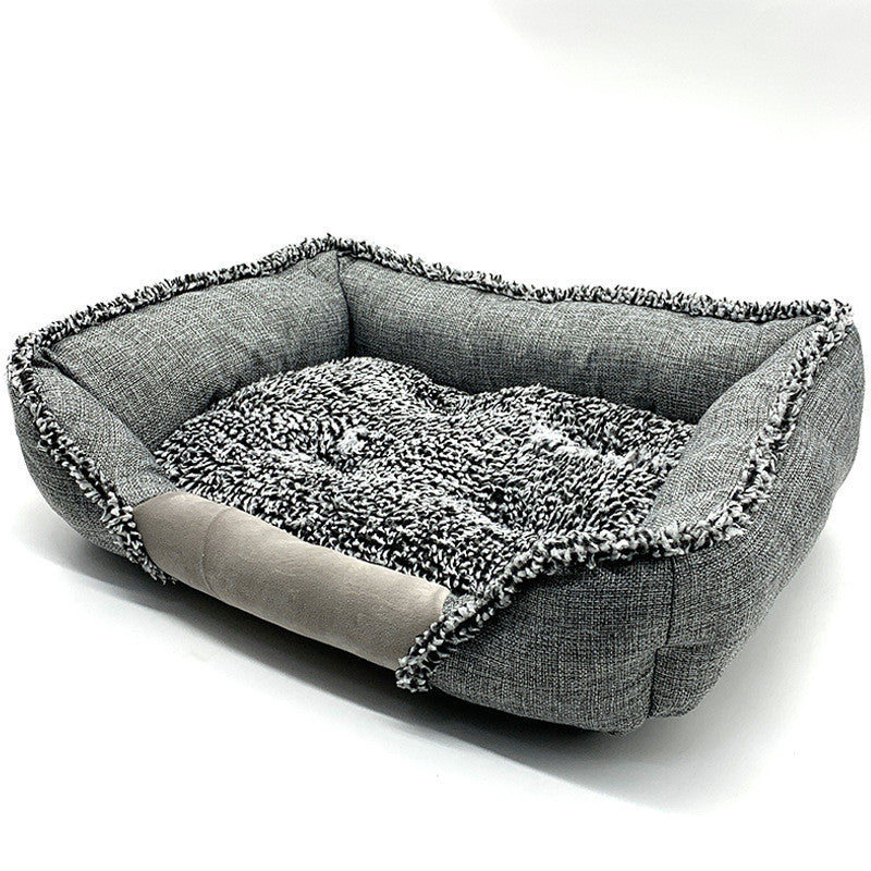 Removable-Cover Cloth Pet Nest Mat, 48 x 35 cm, for dogs and cats.