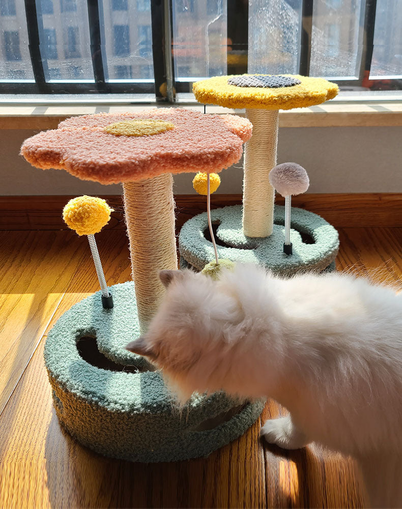 Sisal Scratching Board and Climbing Bridge for Cats