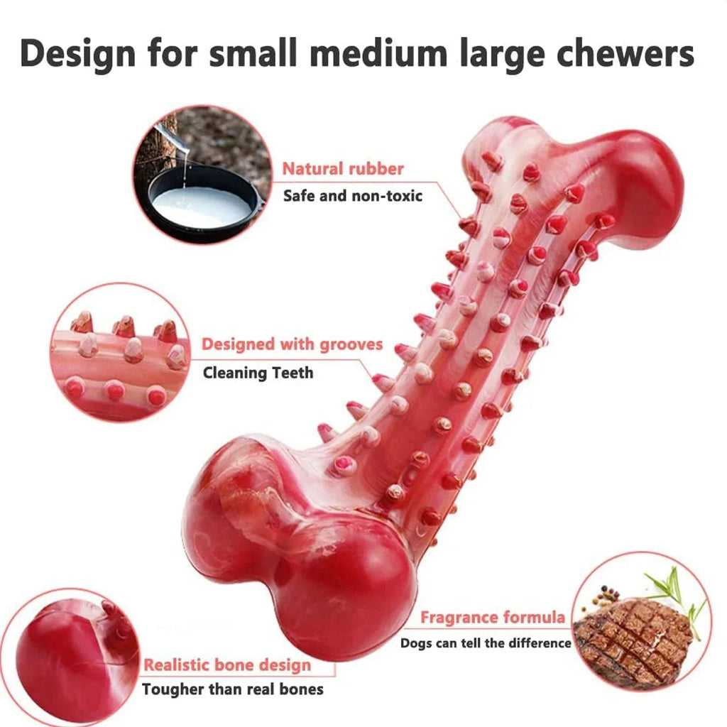 Durable Rubber Chew Toy for Aggressive Chewers, for dogs.