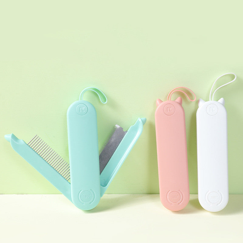 Two-in-One Dematting Comb for Long and Short Fur, for dogs and cats.