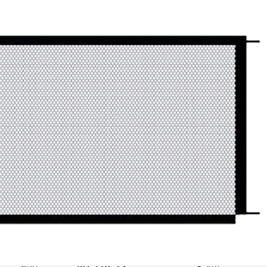 Foldable Nylon Pet Gate for Indoor Doorways and Stairs, for dogs.