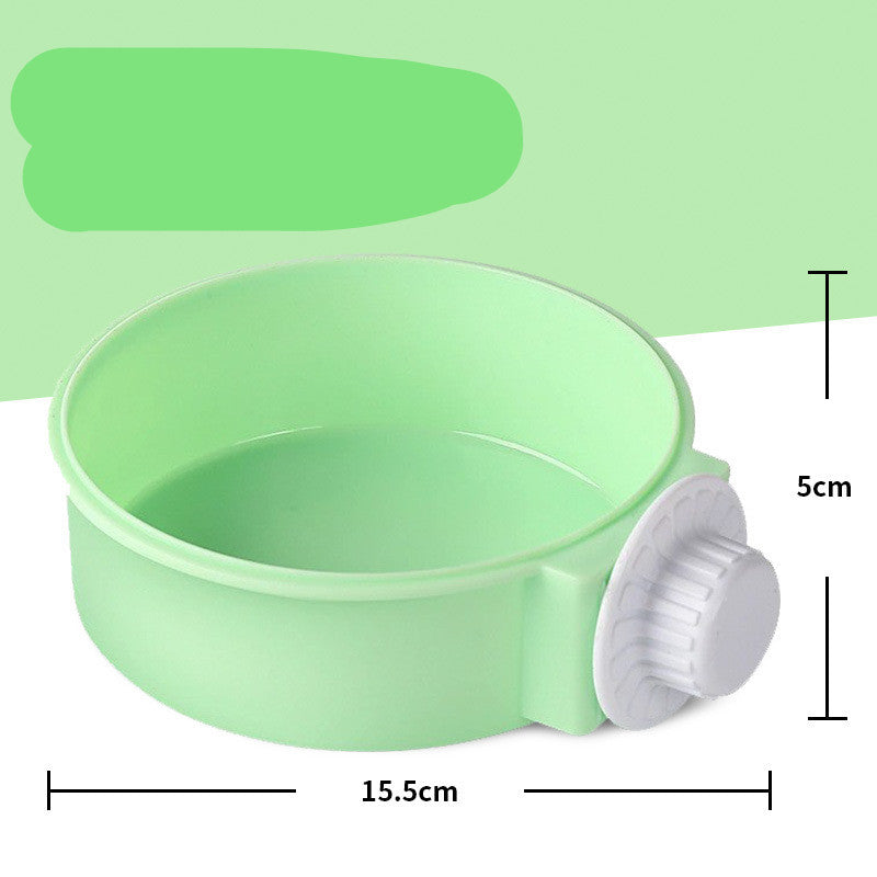 Cage-Mount Food and Water Bowl, for dogs and cats.