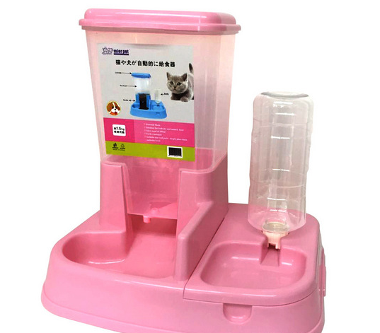 Automatic Pet Feeder with Adjustable Flow and 3kg Hopper, for dogs and cats.