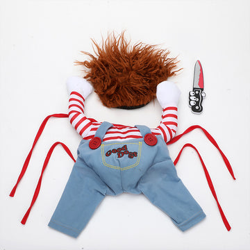 Halloween Pet Costume – Funny Adjustable Cosplay Outfit for Dogs – packaging