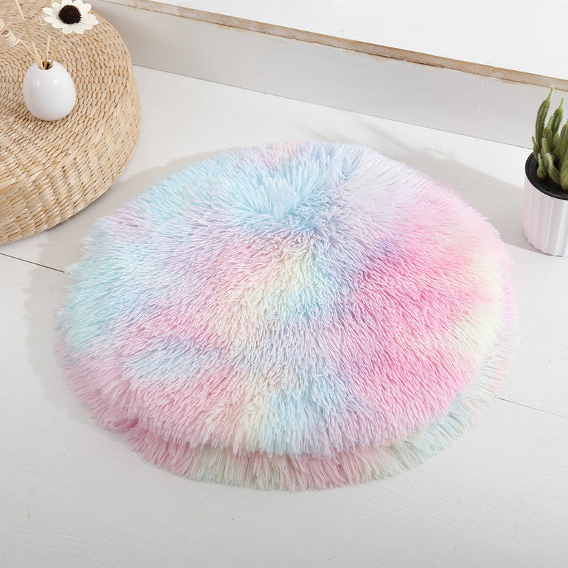 Round Polyester Mat for Dog Cages and Kennels