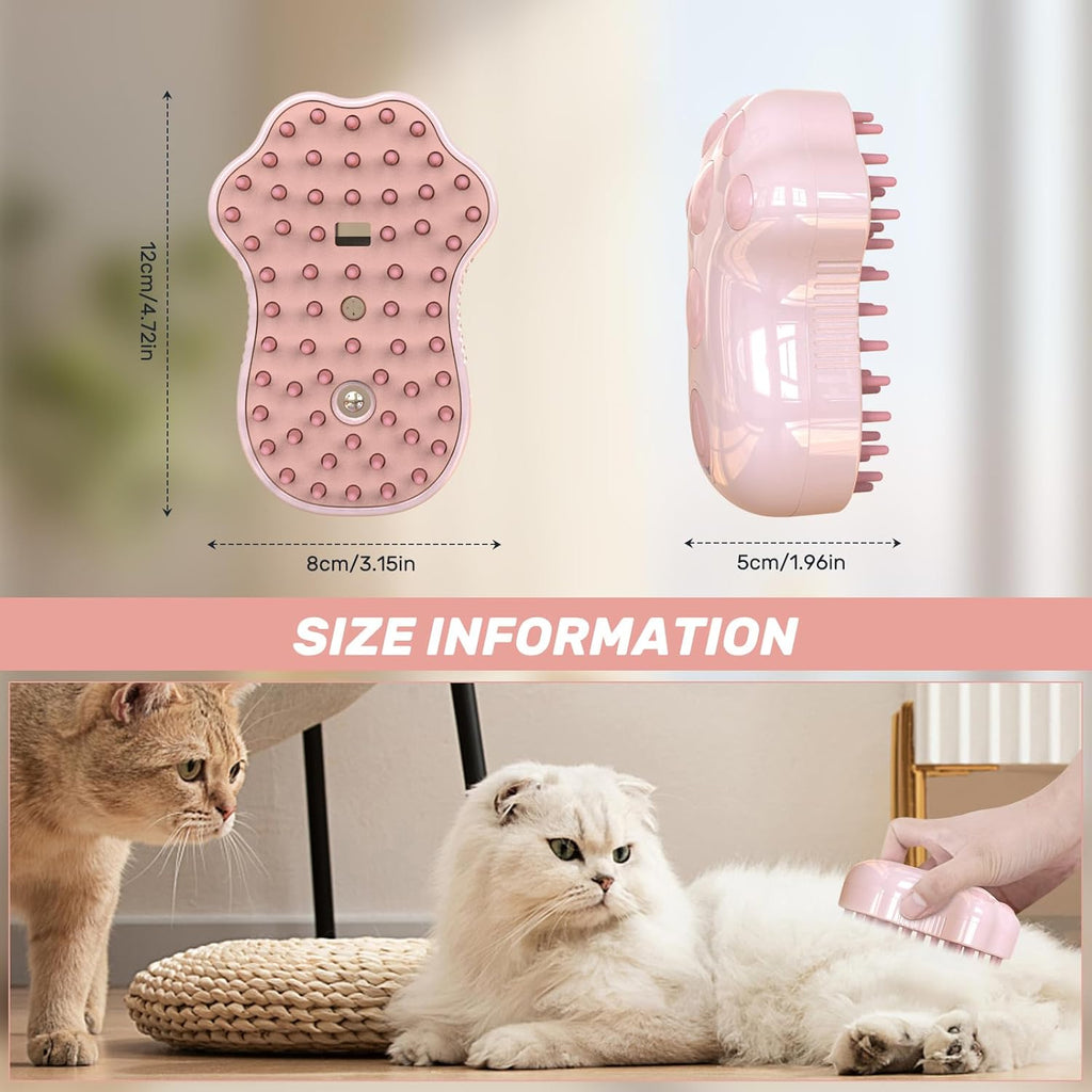 4-in-1 Steam Brush, for cats.