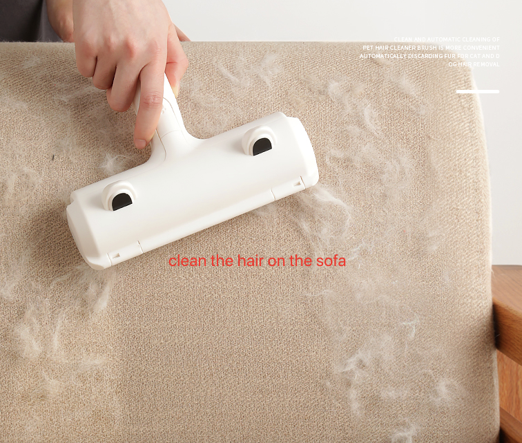 Two-Way Bristle Hair Removal Brush for Carpets, for dogs and cats.