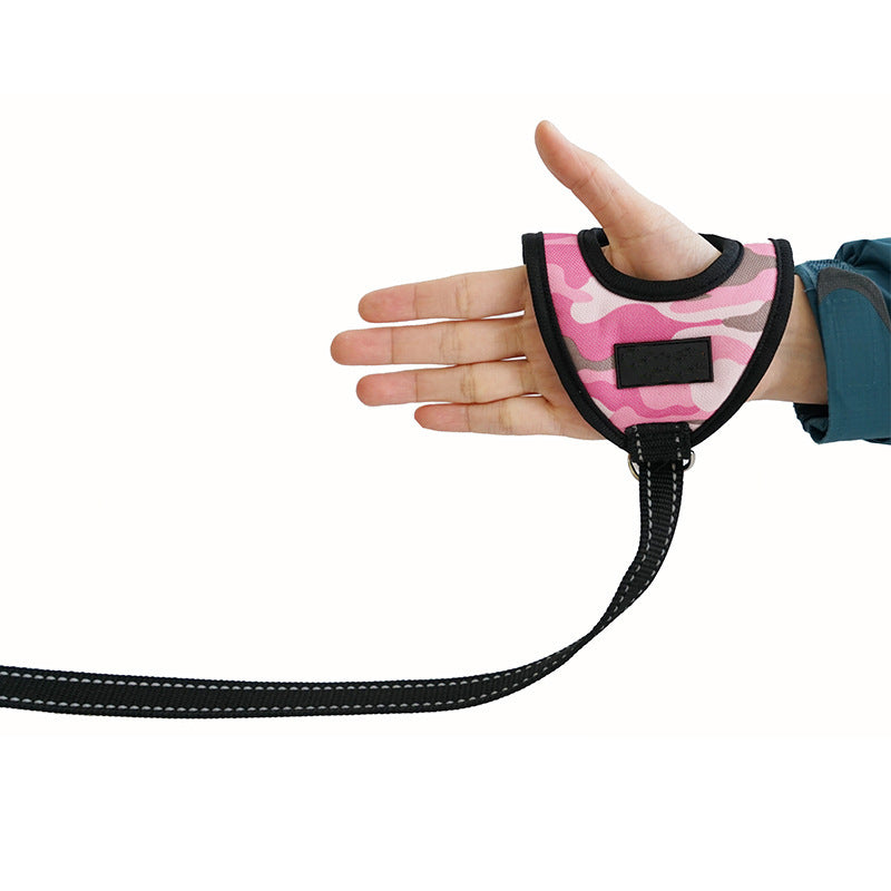 Reflective Camouflage Dog Walking Leash, 150 cm Long, for dogs.