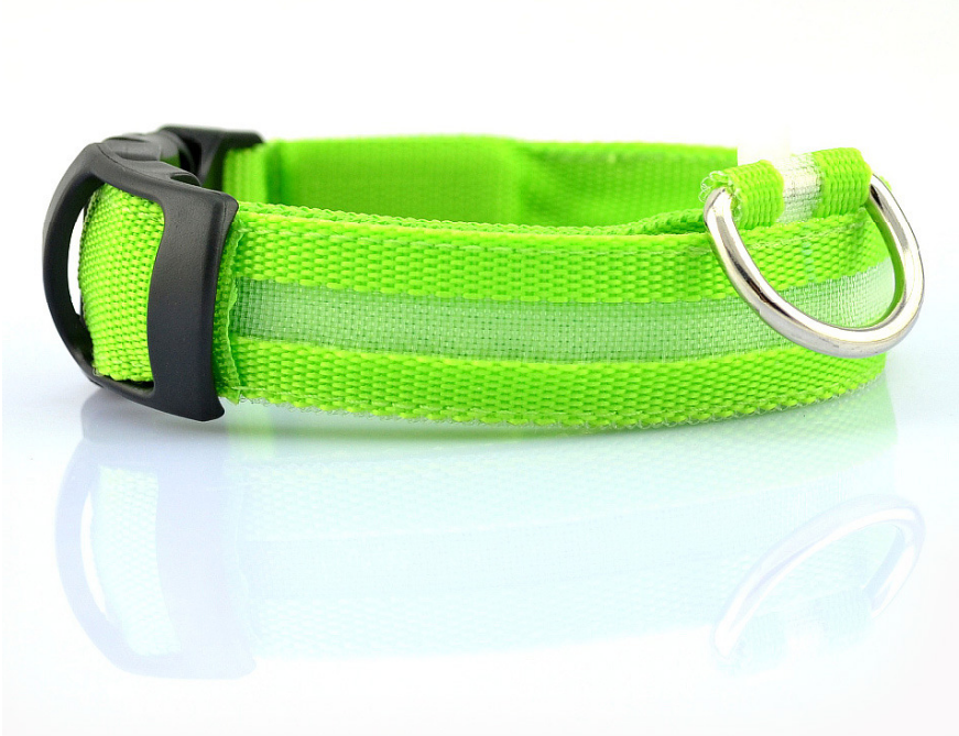 LED Glow-in-the-Dark Collar, for dogs and cats.