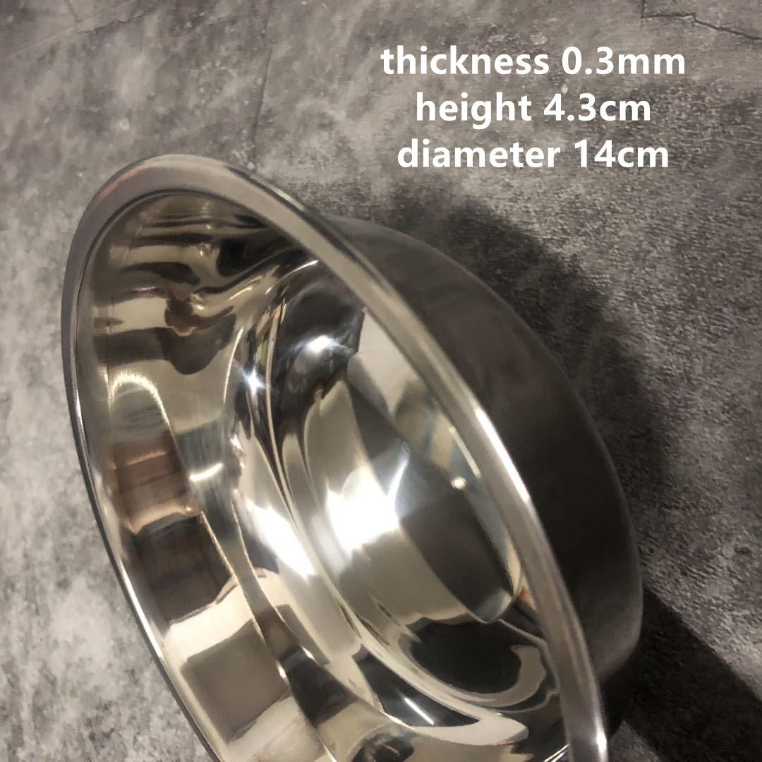 Stainless Steel Tilted Cat Bowl, 200 Milliliters, for cats.